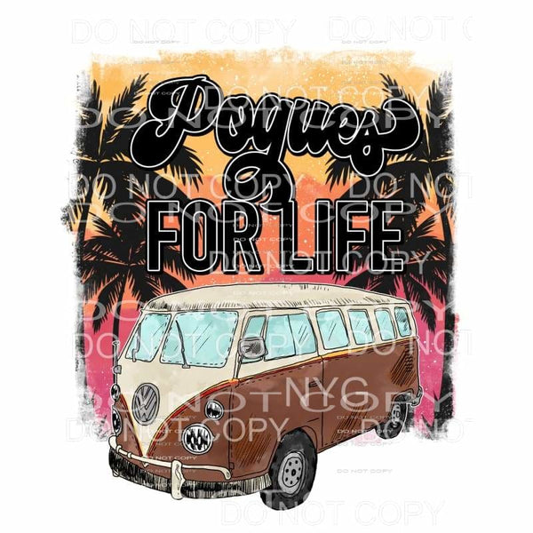 Pogues For Life Volkswagen VW Bus Outer Banks NC Beach 
