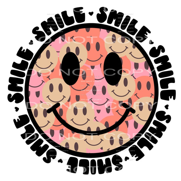 Smile #4168 Sublimation transfers - Heat Transfer Graphic