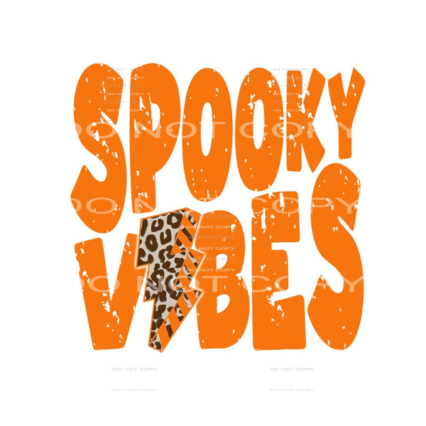 spooky vibes #8654 Sublimation transfers - Heat Transfer