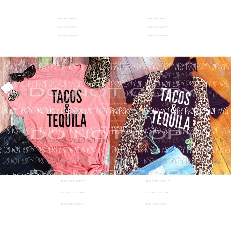 martodesigns Tacos & Tequila Sublimation transfers
