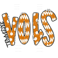 Tennessee vols #7655 Sublimation transfers - Heat Transfer