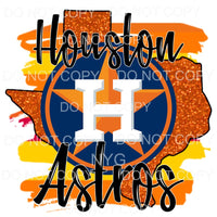 Texas Houston Astros # 711 Sublimation transfers - Heat 