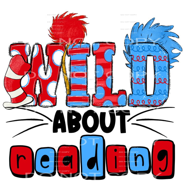 Wild About Reading #4106 Sublimation transfers - Heat