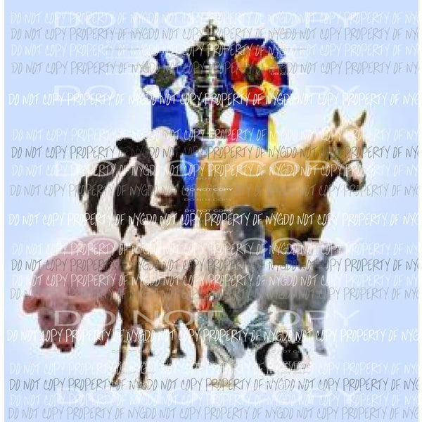 4H County Fair 2 sublimation Transfers Heat Transfer