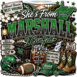 Custom she's from and your state | Ready-to-Press Sublimation Heat Transfer