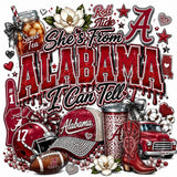 Custom she's from and your state | Ready-to-Press Sublimation Heat Transfer