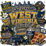 Custom she's from and your state | Ready-to-Press Sublimation Heat Transfer