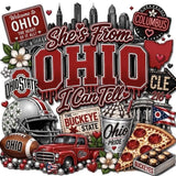 Custom she's from and your state | Ready-to-Press Sublimation Heat Transfer