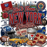 Custom she's from and your state | Ready-to-Press Sublimation Heat Transfer
