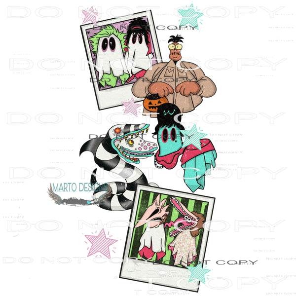 80’s Horror Movies #6574 Sublimation transfers - Heat