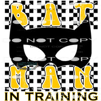 Batman In Training #8848 Sublimation transfers - Heat