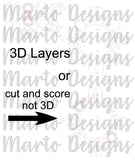 Beach DIGITAL #1202 Tealight candle holder  INTERCHANGEABLE Laser Cut SVG File – Instant Download