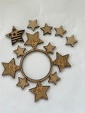 Stars and Stripes DIGITAL Stars & Stripes Tealight candle holder  INTERCHANGEABLE Laser Cut SVG File – Instant Download