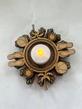 Beach DIGITAL #1202 Tealight candle holder  INTERCHANGEABLE Laser Cut SVG File – Instant Download