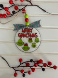 Grinch Ornament Digital Laser Cut SVG File – Instant Download