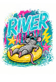 River rat  # 8840 | Ready-to-Press Sublimation Heat Transfer