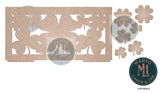 Shamrock Small Bench Interchangeable Back insert DIGITAL # 9012 Laser Cut SVG File – Instant Download