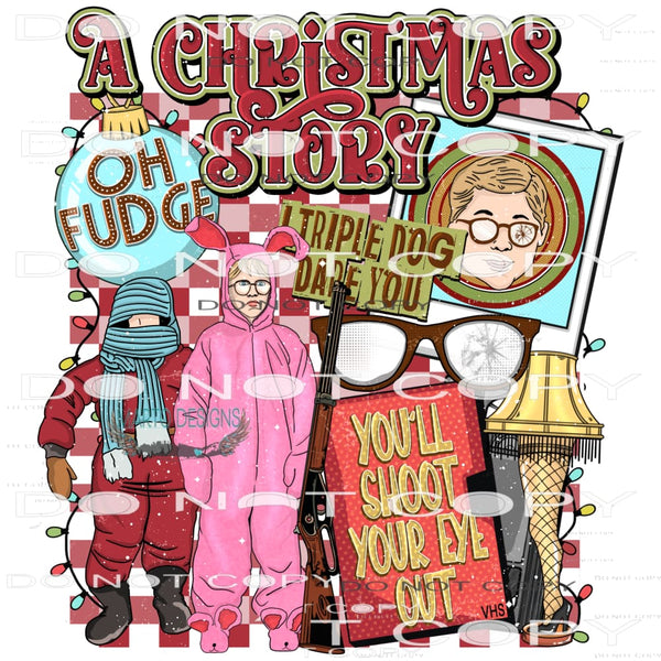 A Christmas Story #7526 Sublimation transfers - Heat