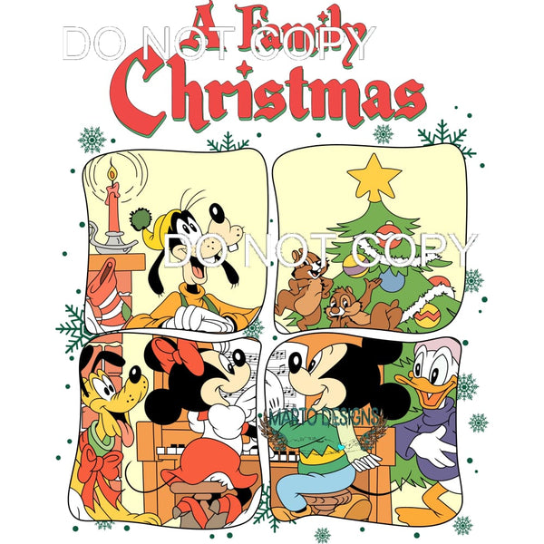 A Family Christmas #306 Sublimation transfers - Heat