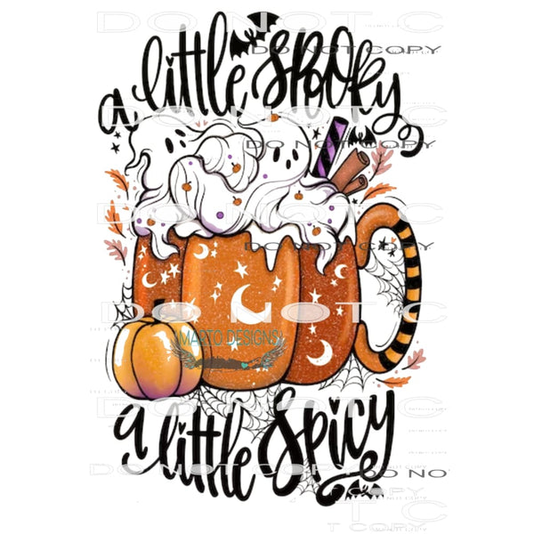 a little Spooky a little spicy # 1119 Sublimation transfers