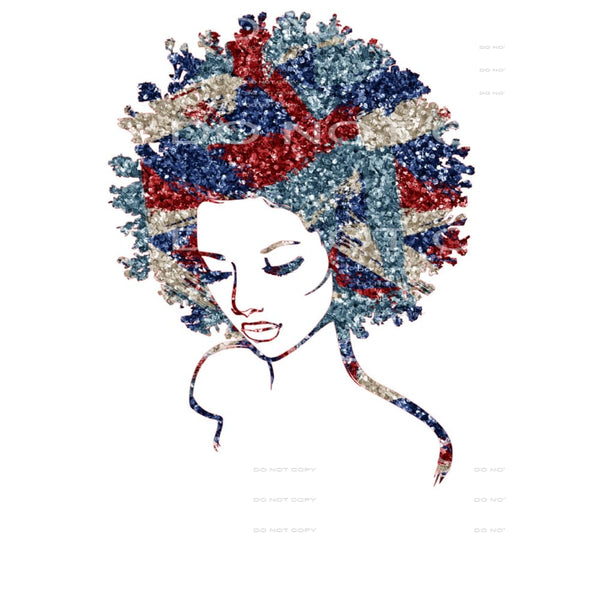 Afro USA #5510 Sublimation transfers - Heat Transfer Graphic