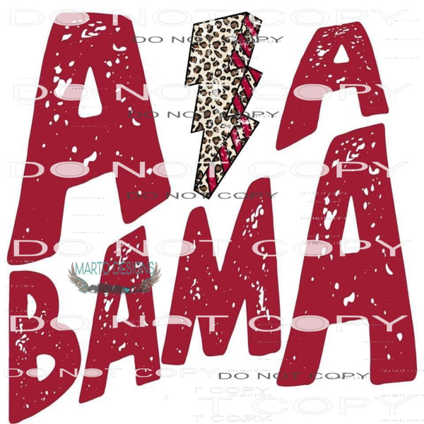 Alabama #6542 Sublimation transfers - Heat Transfer Graphic