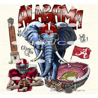 Alabama #6933 Sublimation transfers - Heat Transfer Graphic