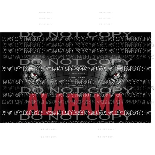 Alabama Elephant # 39 Sublimation transfers Heat Transfer