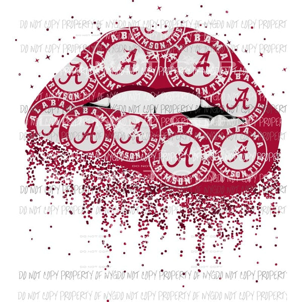 alabama lips Sublimation transfers Heat Transfer