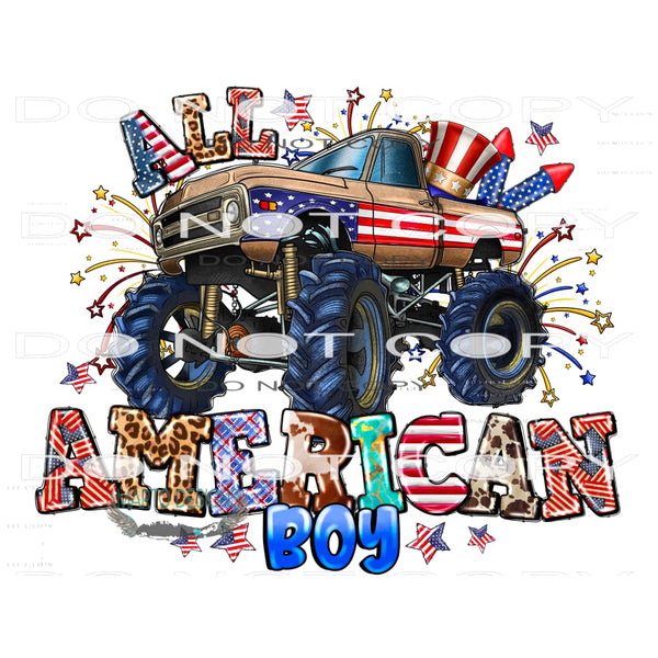 All American Boy #10578 Sublimation transfers - Heat