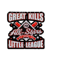 all star little league 2 custom Sublimation transfers - Heat
