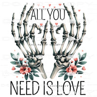 All You Need Is Love #11222 Sublimation transfer - Heat