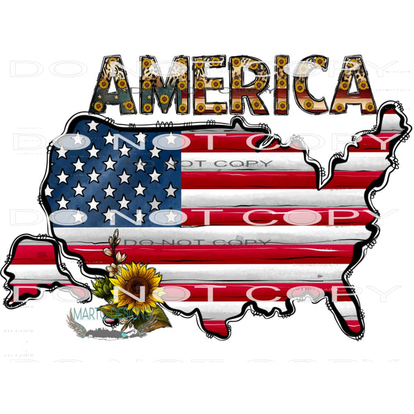 America #10554 Sublimation transfers - Heat Transfer