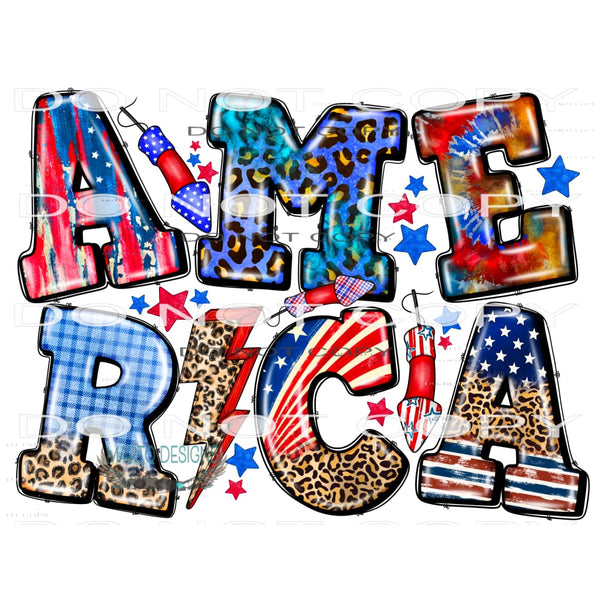 America #10579 Sublimation transfers - Heat Transfer