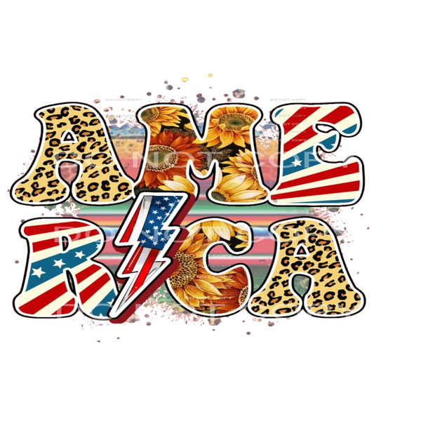 America #5501 Sublimation transfers - Heat Transfer Graphic