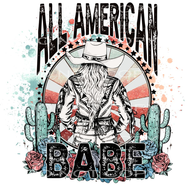 America babe # 9933 Sublimation transfers - Heat Transfer