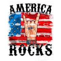 America Rocks #10873 Sublimation transfer - Heat Transfer