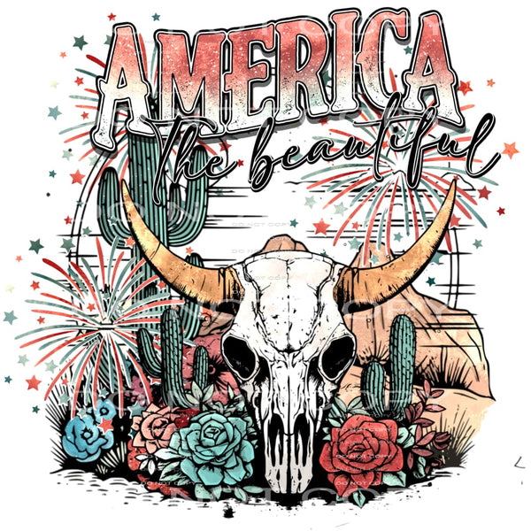 America The Beautiful # 9932 Sublimation transfers - Heat
