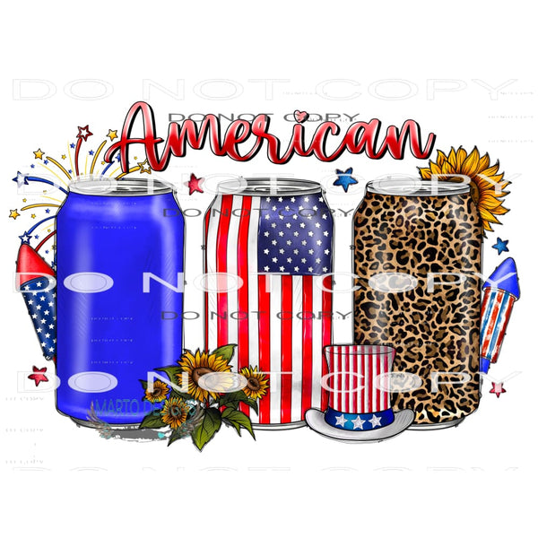 American #10592 Sublimation transfers - Heat Transfer