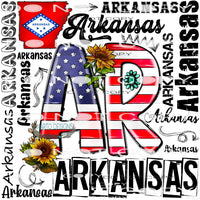 American Arkansas #10804 Sublimation transfers - Heat