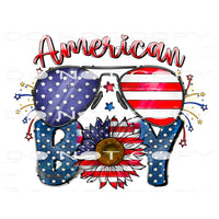 American Boy #10923 Sublimation transfer - Heat Transfer