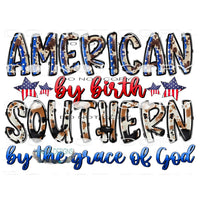American By Birth #10942 Sublimation transfer - Heat