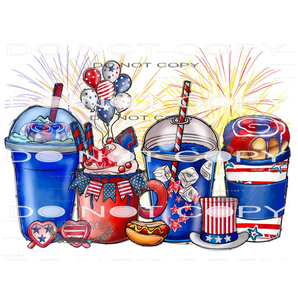 American Coffee #10880 Sublimation transfer - Heat Transfer