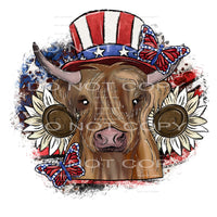 American cow # 762 Sublimation transfers - Heat Transfer
