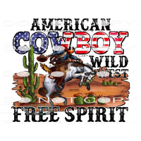 American Cowboy #10807 Sublimation transfers - Heat