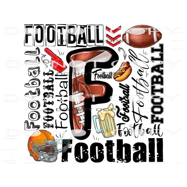 American Football #10950 Sublimation transfer - Heat