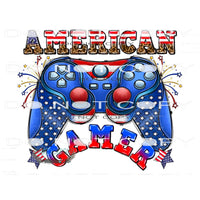 American Gamer #10876 Sublimation transfer - Heat Transfer