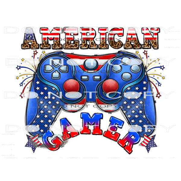 American Gamer #10876 Sublimation transfer - Heat Transfer