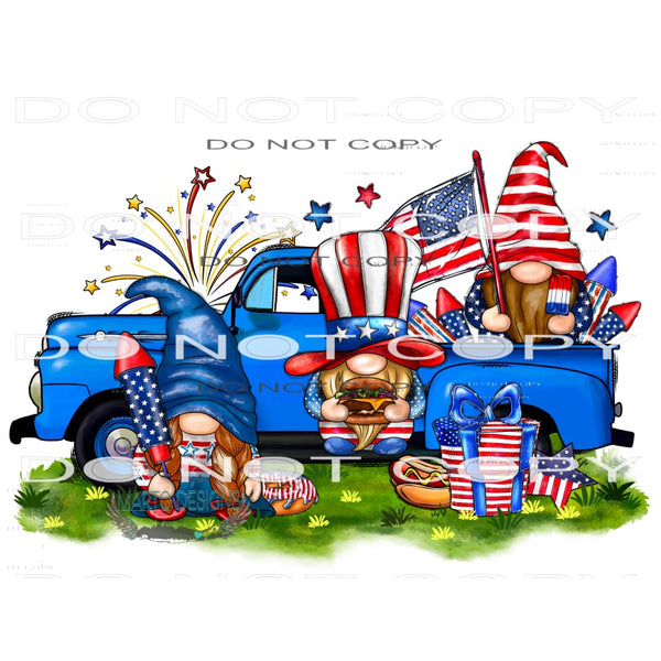 American Gnome Truck #10892 Sublimation transfer - Heat