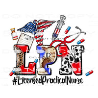 American LPN #10896 Sublimation transfer - Heat Transfer